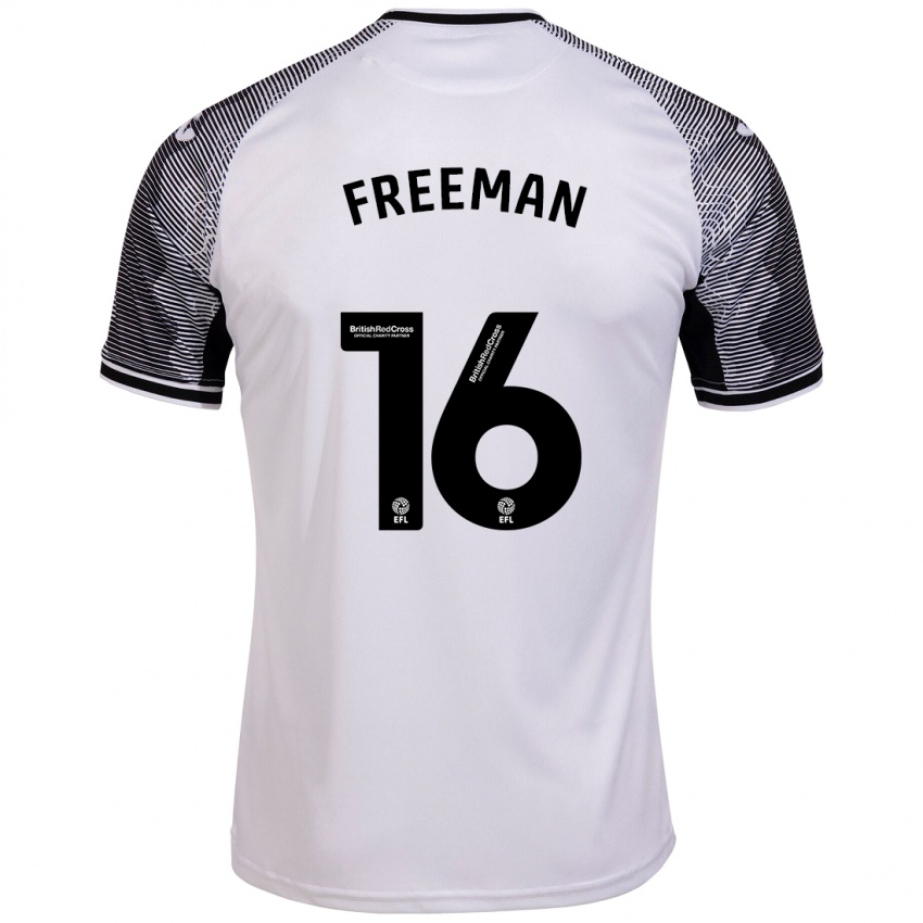 Criança Camisola Emily Freeman #16 Branco Principal 2023/24 Camisa Brasil