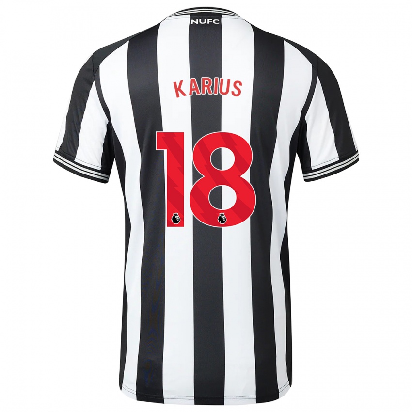 Criança Camisola Loris Karius #18 Preto Branco Principal 2023/24 Camisa Brasil