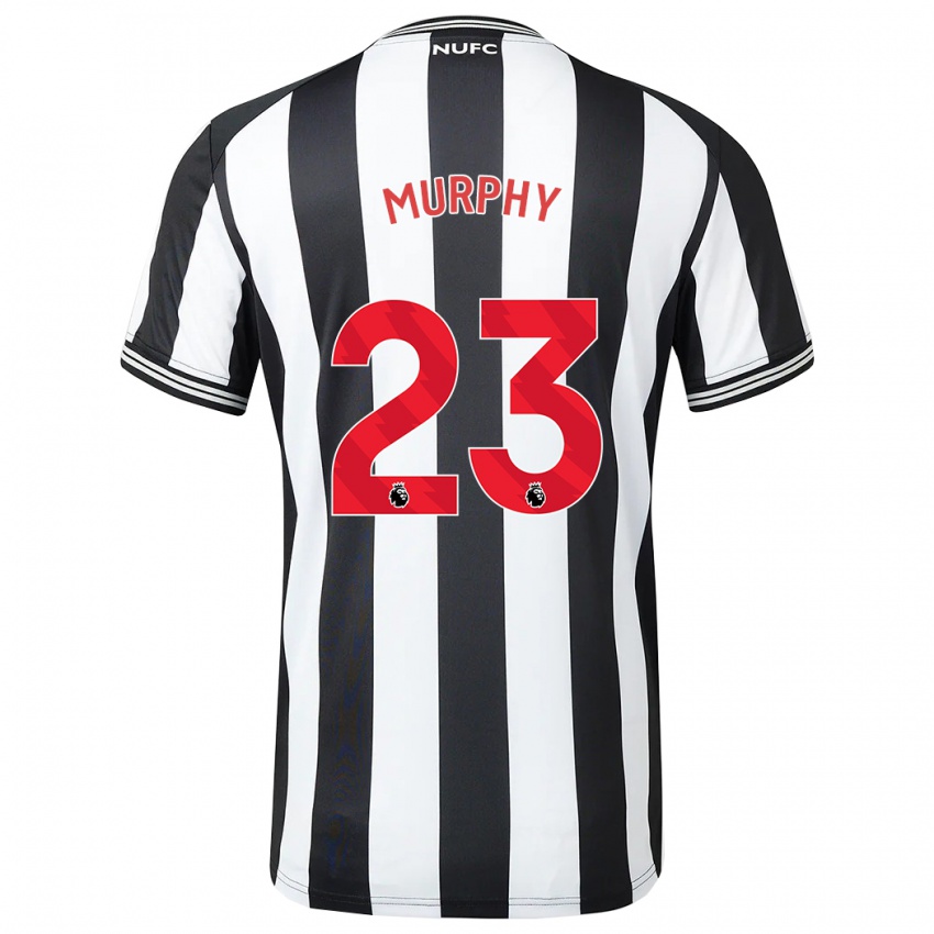 Criança Camisola Jacob Murphy #23 Preto Branco Principal 2023/24 Camisa Brasil