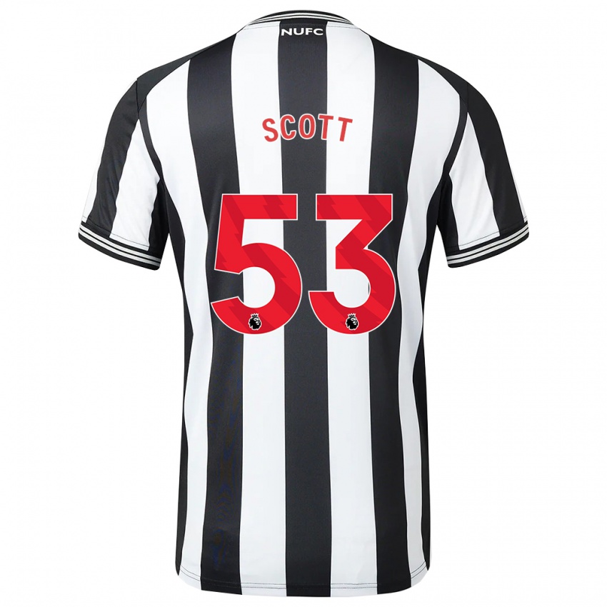 Criança Camisola Joshua Scott #53 Preto Branco Principal 2023/24 Camisa Brasil