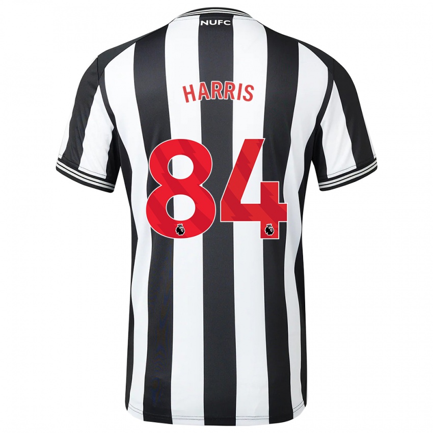 Criança Camisola Aidan Harris #84 Preto Branco Principal 2023/24 Camisa Brasil