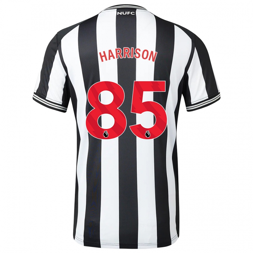 Criança Camisola Adam Harrison #85 Preto Branco Principal 2023/24 Camisa Brasil