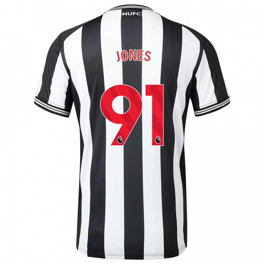 Criança Camisola Tyler Jones #91 Preto Branco Principal 2023/24 Camisa Brasil