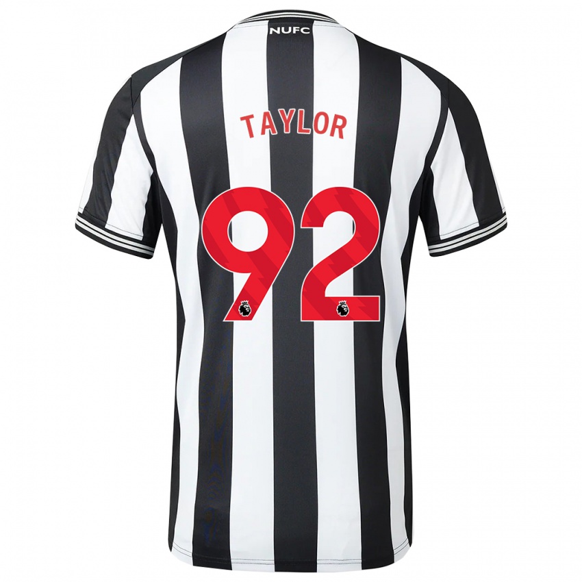 Criança Camisola Matthew Taylor #92 Preto Branco Principal 2023/24 Camisa Brasil