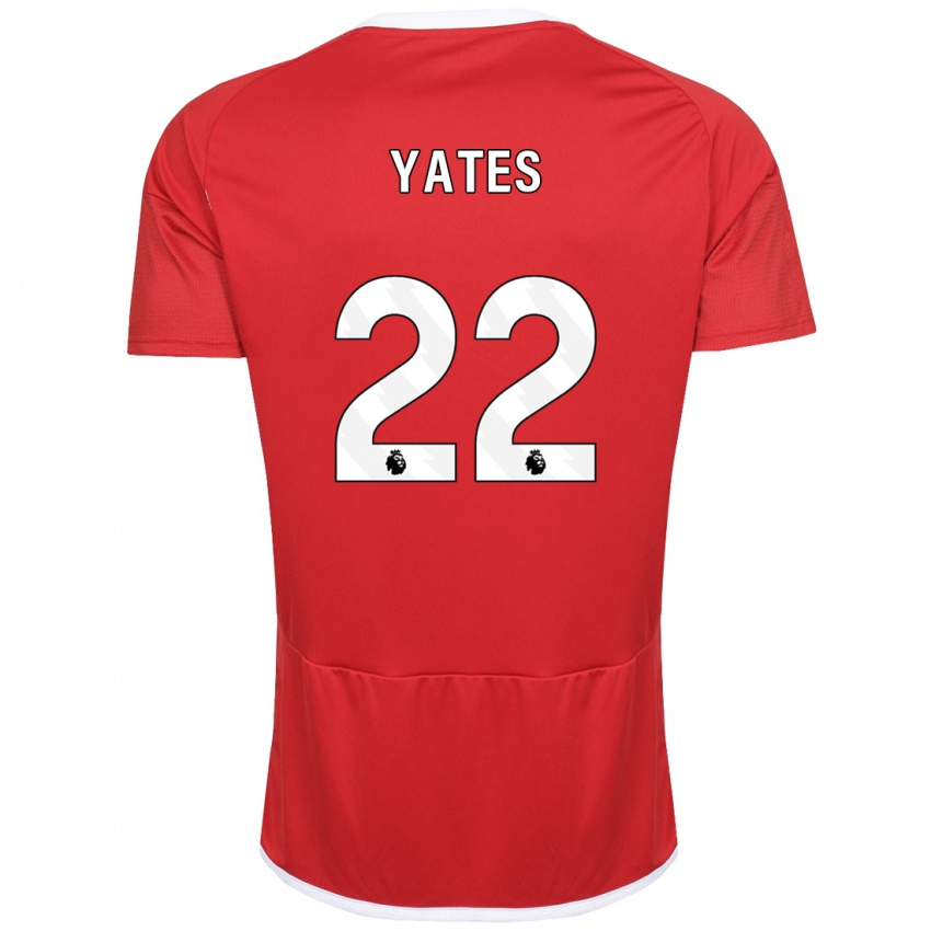 Criança Camisola Ryan Yates #22 Vermelho Principal 2023/24 Camisa Brasil