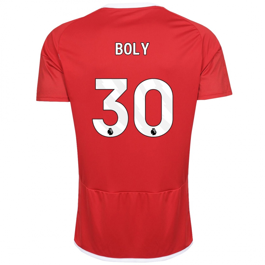 Criança Camisola Willy Boly #30 Vermelho Principal 2023/24 Camisa Brasil