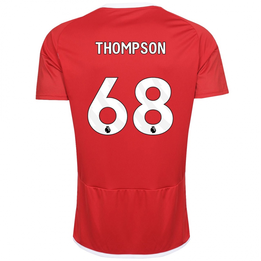 Criança Camisola Jack Thompson #68 Vermelho Principal 2023/24 Camisa Brasil