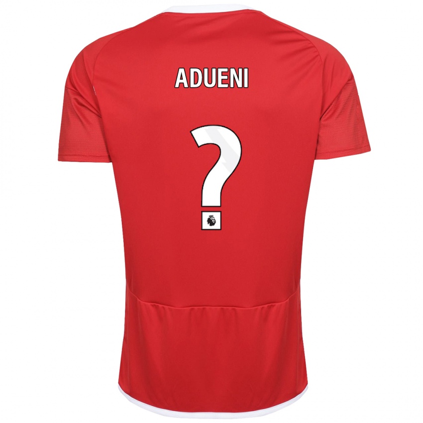 Criança Camisola Kevin Adueni #0 Vermelho Principal 2023/24 Camisa Brasil