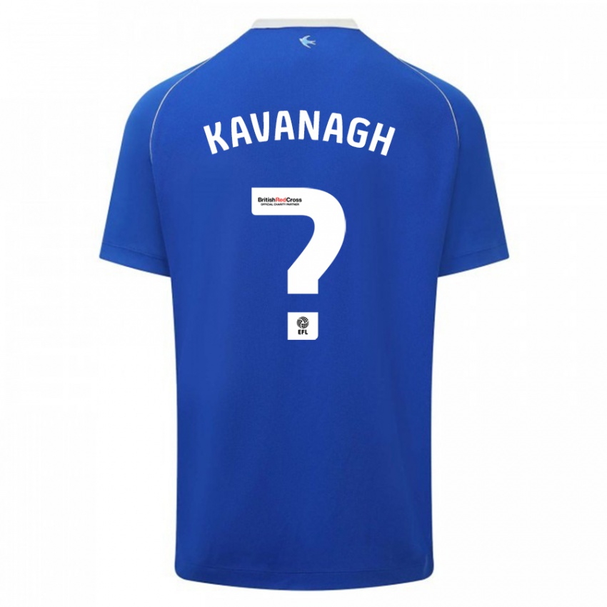 Criança Camisola Ryan Kavanagh #0 Azul Principal 2023/24 Camisa Brasil