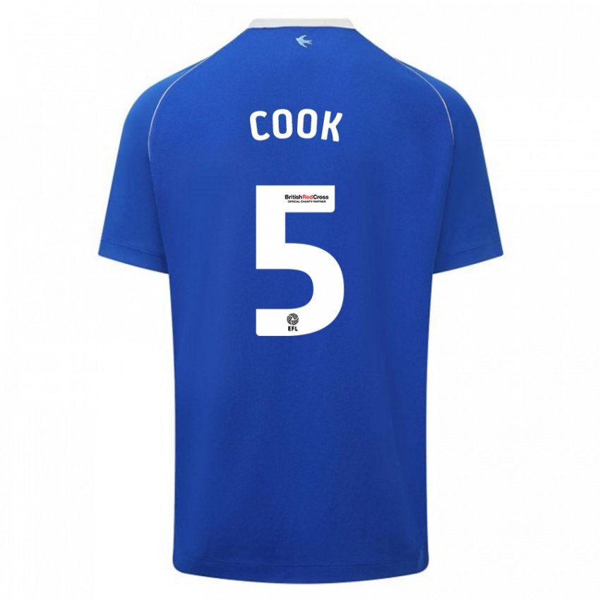 Criança Camisola Freddie Cook #5 Azul Principal 2023/24 Camisa Brasil