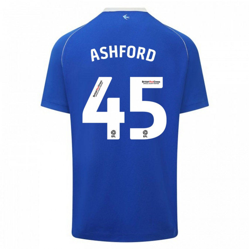 Criança Camisola Cian Ashford #45 Azul Principal 2023/24 Camisa Brasil