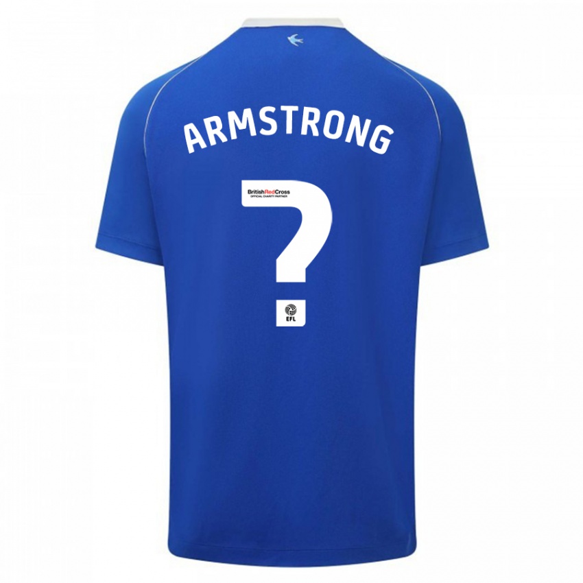 Criança Camisola Luke Armstrong #0 Azul Principal 2023/24 Camisa Brasil