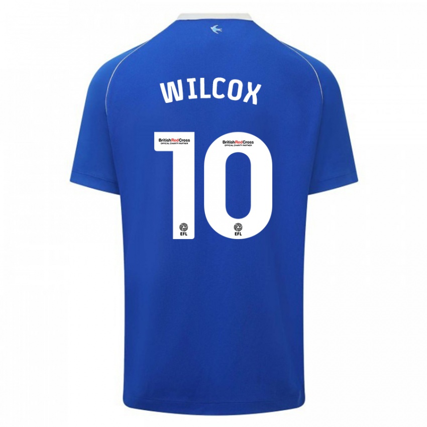 Criança Camisola Danielle Wilcox #10 Azul Principal 2023/24 Camisa Brasil