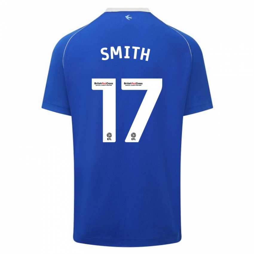 Criança Camisola Hollie Smith #17 Azul Principal 2023/24 Camisa Brasil