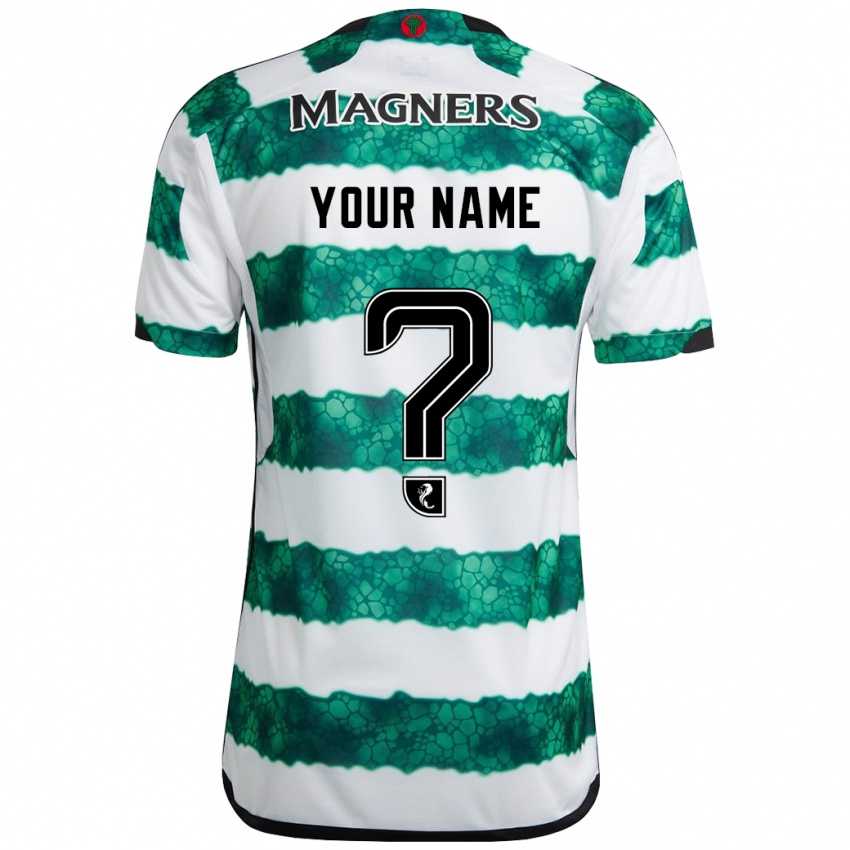 Criança Camisola Seu Nome #0 Verde Principal 2023/24 Camisa Brasil