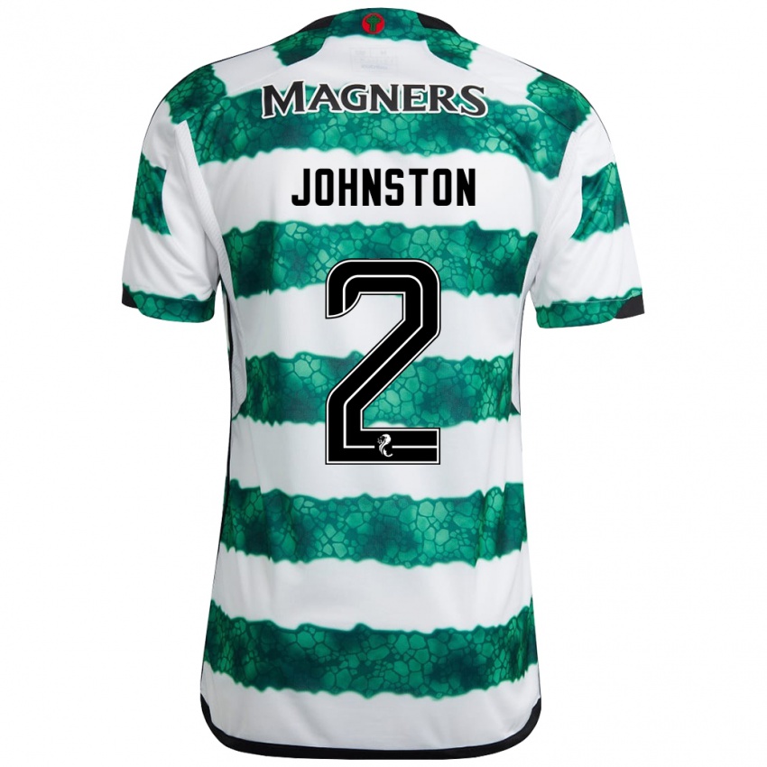 Criança Camisola Alistair Johnston #2 Verde Principal 2023/24 Camisa Brasil