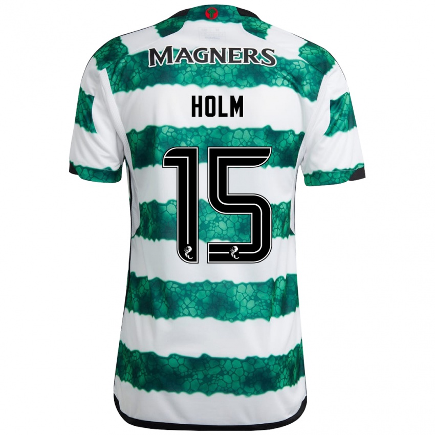 Criança Camisola Odin Thiago Holm #15 Verde Principal 2023/24 Camisa Brasil