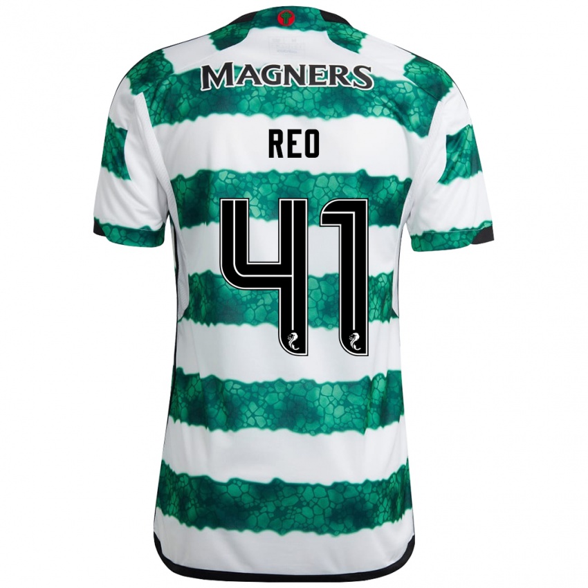 Criança Camisola Reo Hatate #41 Verde Principal 2023/24 Camisa Brasil