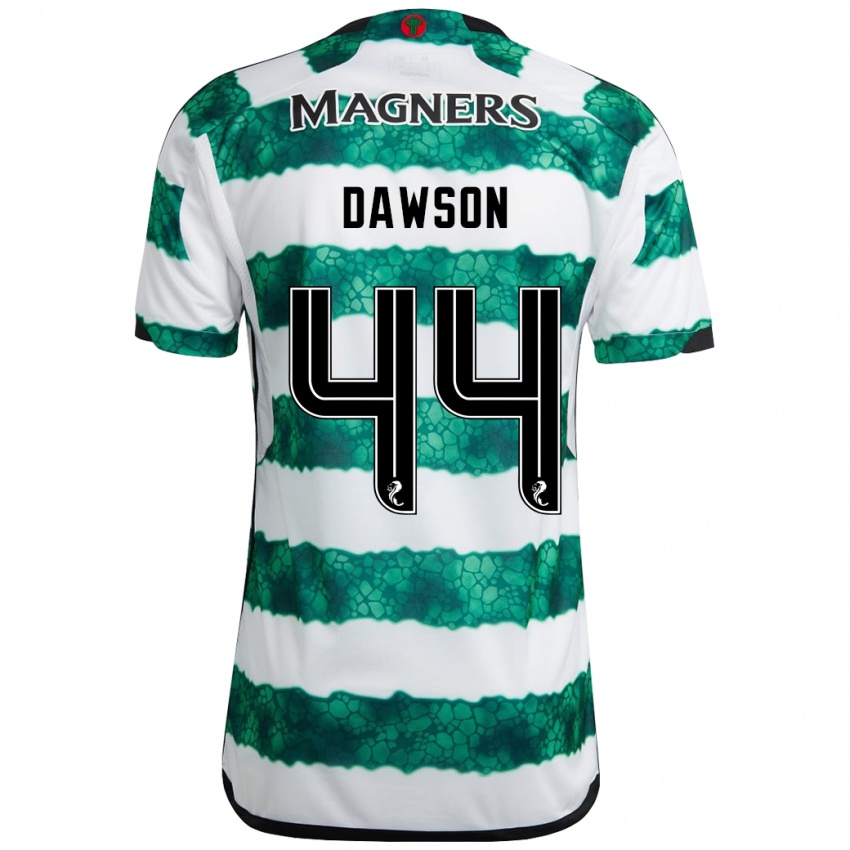 Criança Camisola Joey Dawson #44 Verde Principal 2023/24 Camisa Brasil