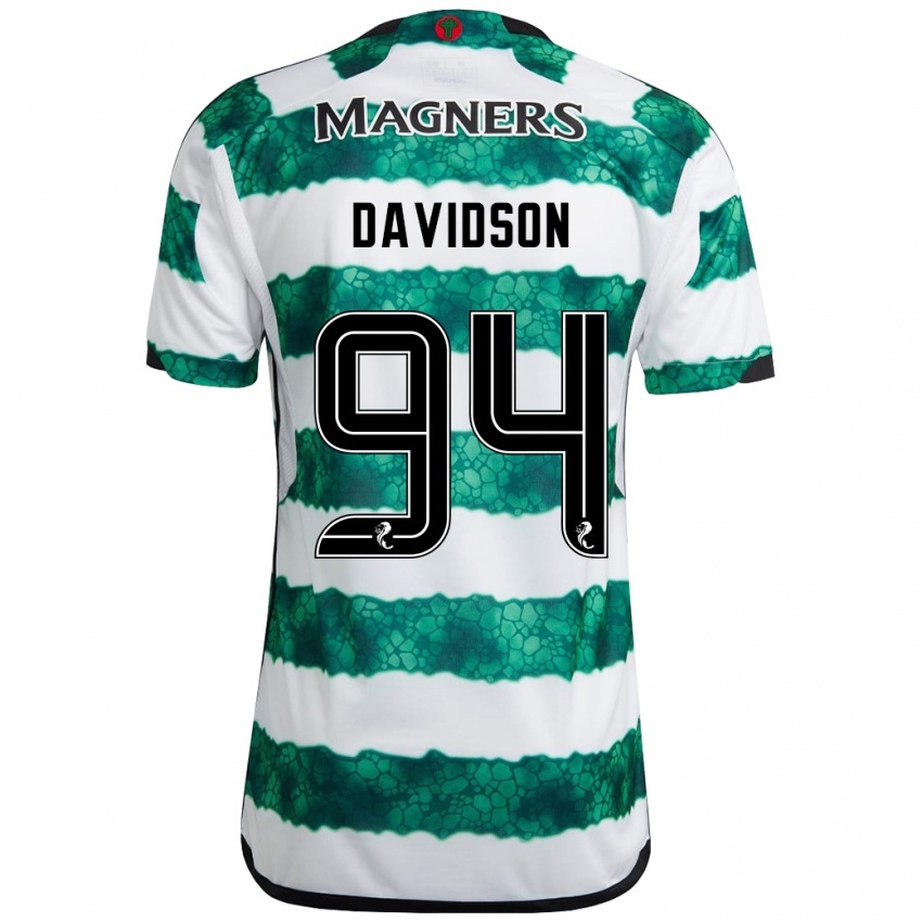 Criança Camisola Bruno Davidson #94 Verde Principal 2023/24 Camisa Brasil