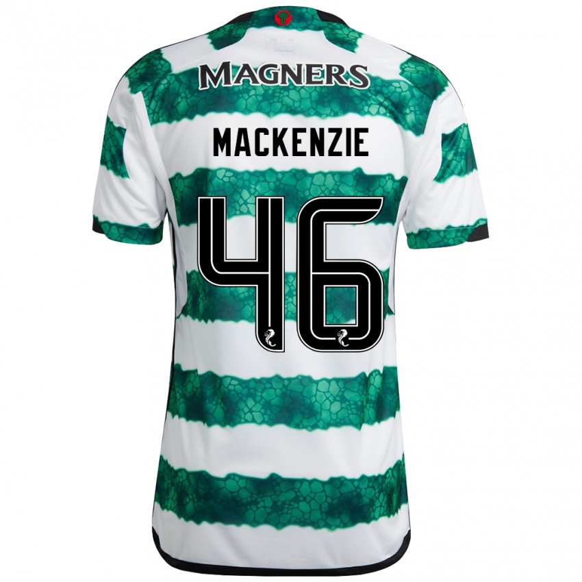 Criança Camisola Magnus Mackenzie #46 Verde Principal 2023/24 Camisa Brasil