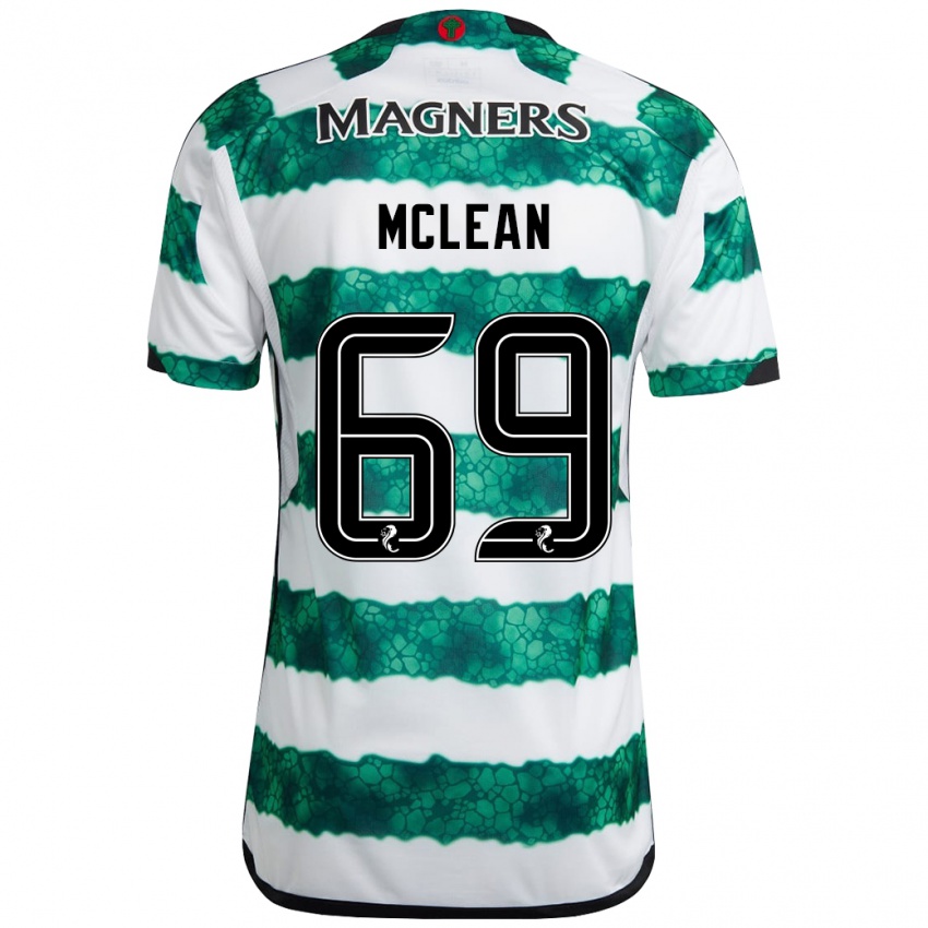 Criança Camisola Kai Mclean #69 Verde Principal 2023/24 Camisa Brasil