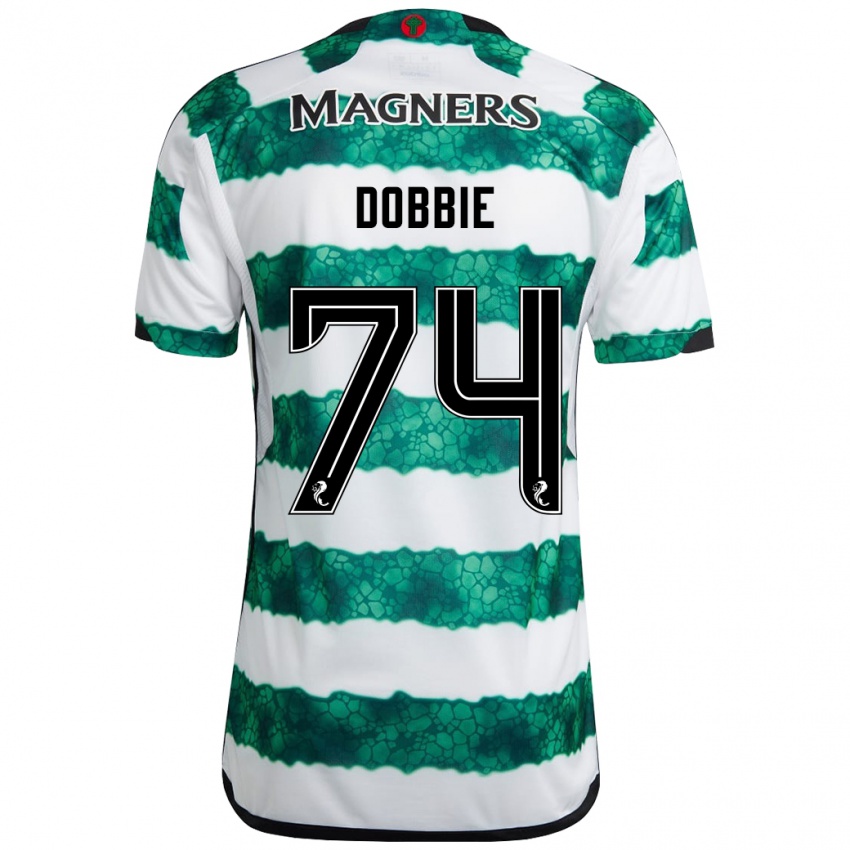 Criança Camisola Lewis Dobbie #74 Verde Principal 2023/24 Camisa Brasil