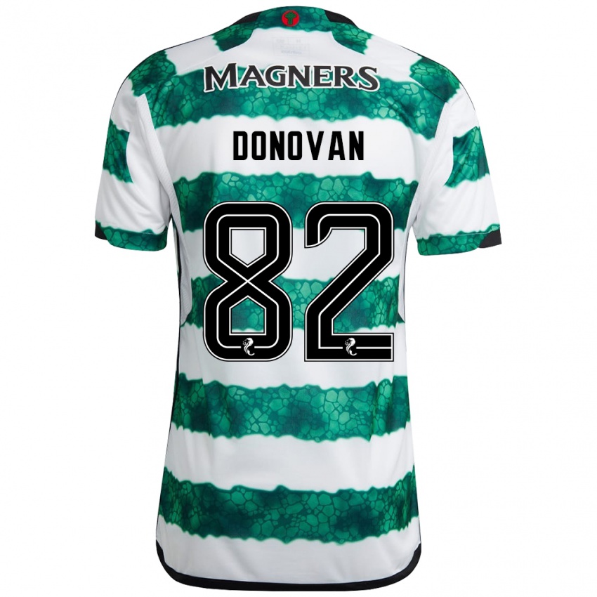 Criança Camisola Colby Donovan #82 Verde Principal 2023/24 Camisa Brasil