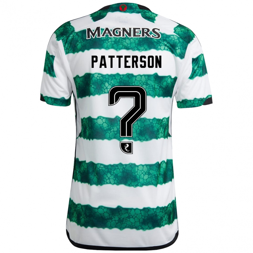 Criança Camisola Cameron Patterson #0 Verde Principal 2023/24 Camisa Brasil