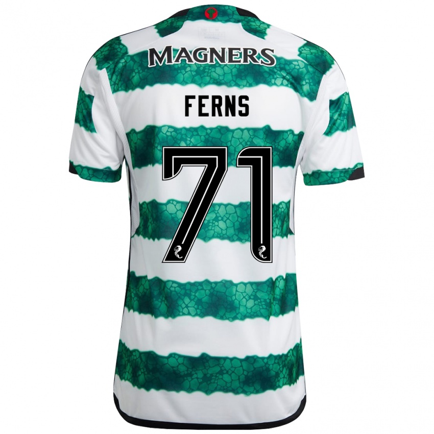 Criança Camisola Abbie Ferns #71 Verde Principal 2023/24 Camisa Brasil