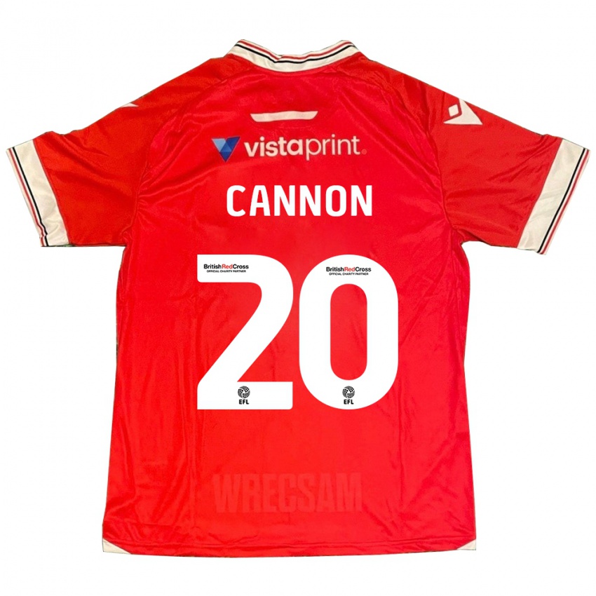 Criança Camisola Andy Cannon #20 Vermelho Principal 2023/24 Camisa Brasil