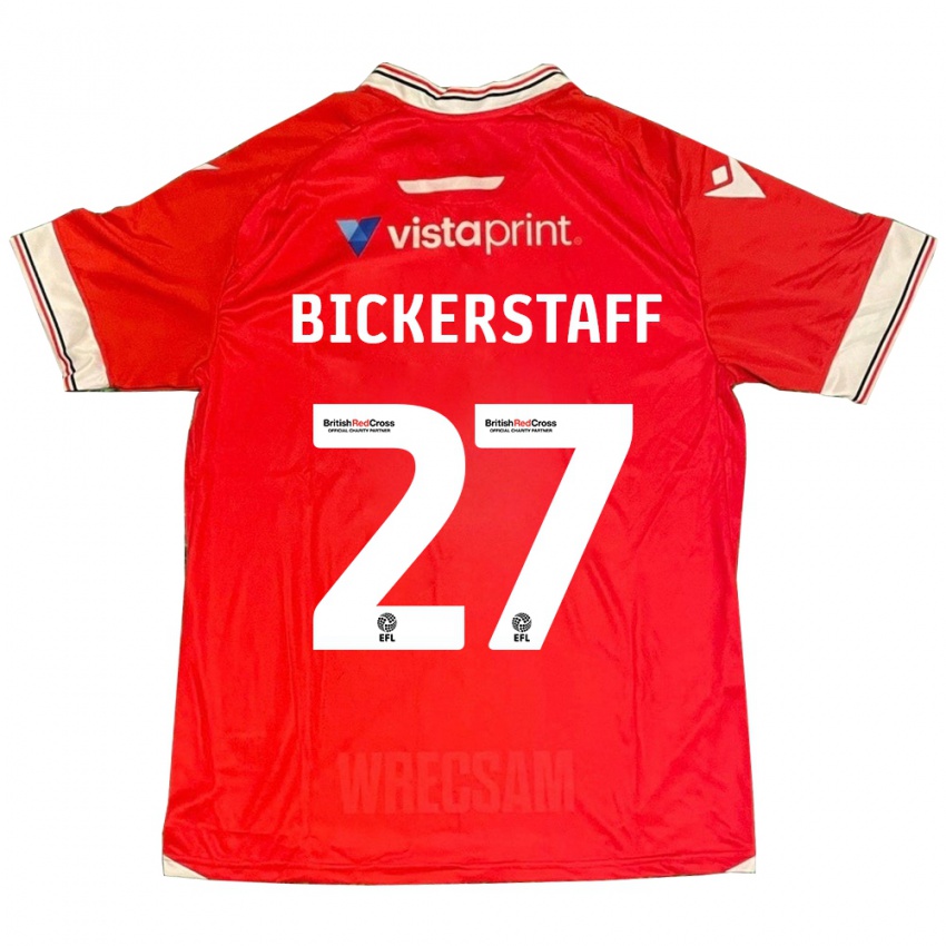 Criança Camisola Jake Bickerstaff #27 Vermelho Principal 2023/24 Camisa Brasil