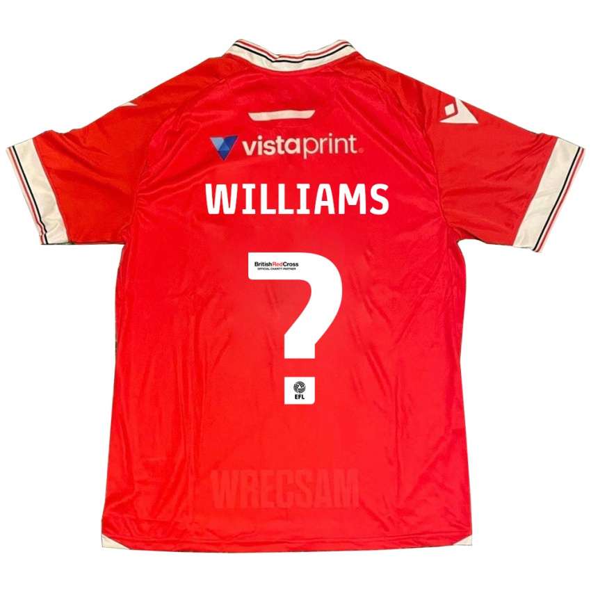 Criança Camisola Sam Williams #0 Vermelho Principal 2023/24 Camisa Brasil