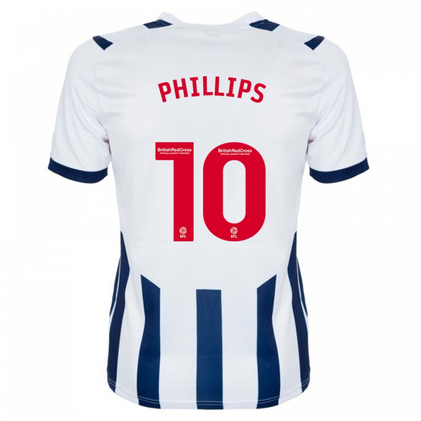 Criança Camisola Matt Phillips #10 Branco Principal 2023/24 Camisa Brasil