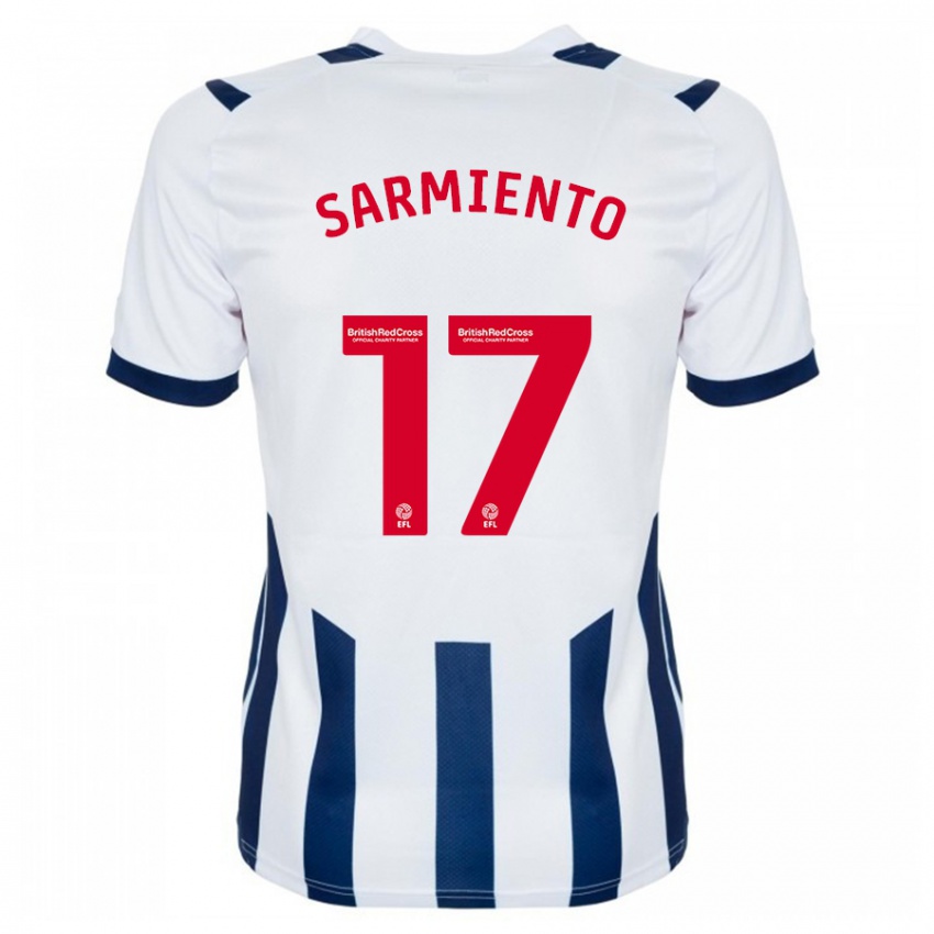 Criança Camisola Jeremy Sarmiento #17 Branco Principal 2023/24 Camisa Brasil