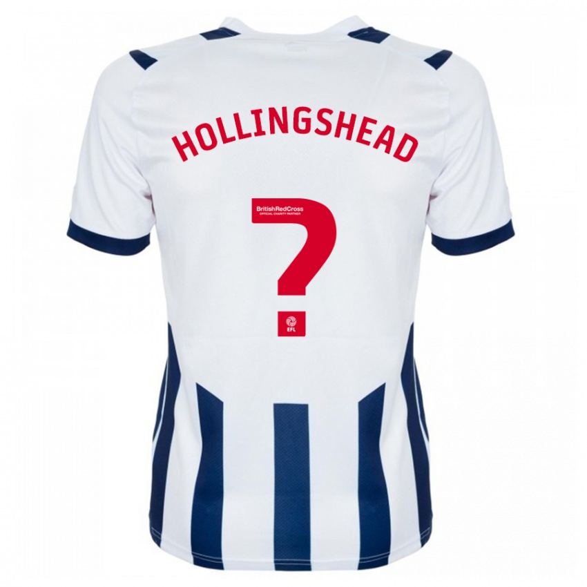 Criança Camisola Ronnie Hollingshead #0 Branco Principal 2023/24 Camisa Brasil