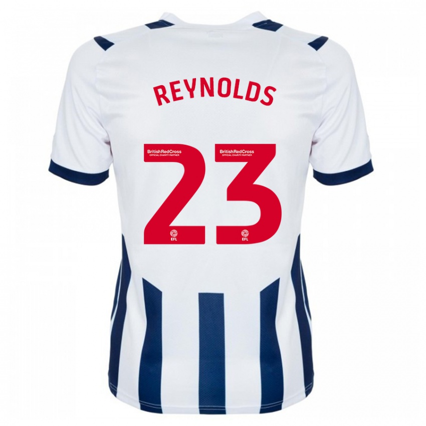 Criança Camisola Taylor Reynolds #23 Branco Principal 2023/24 Camisa Brasil