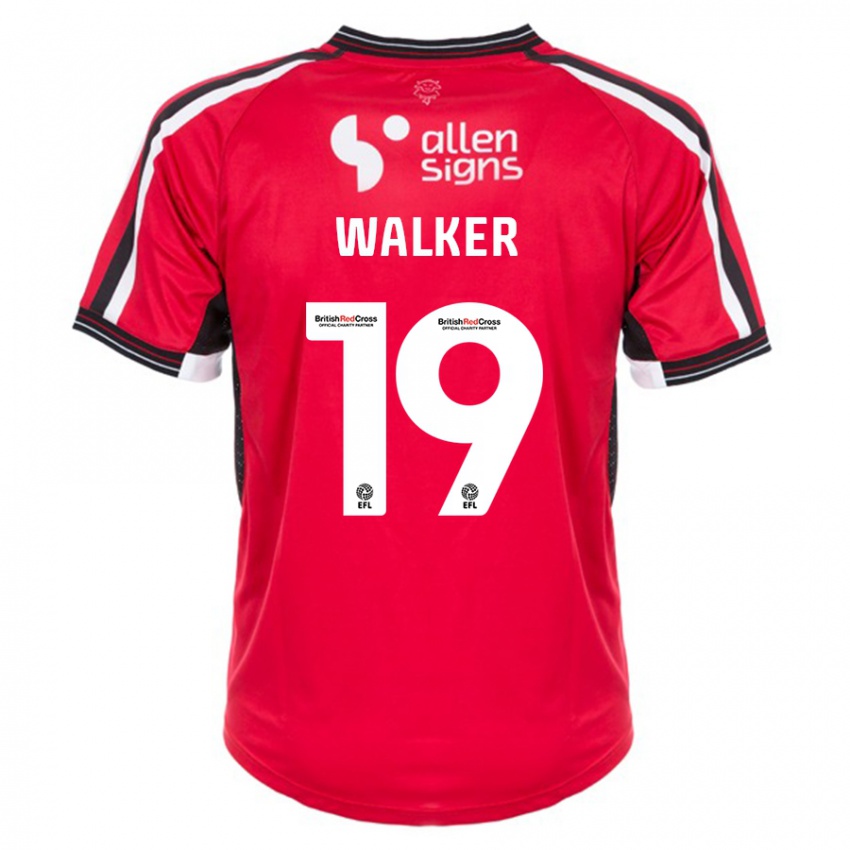 Criança Camisola Tyler Walker #19 Vermelho Principal 2023/24 Camisa Brasil