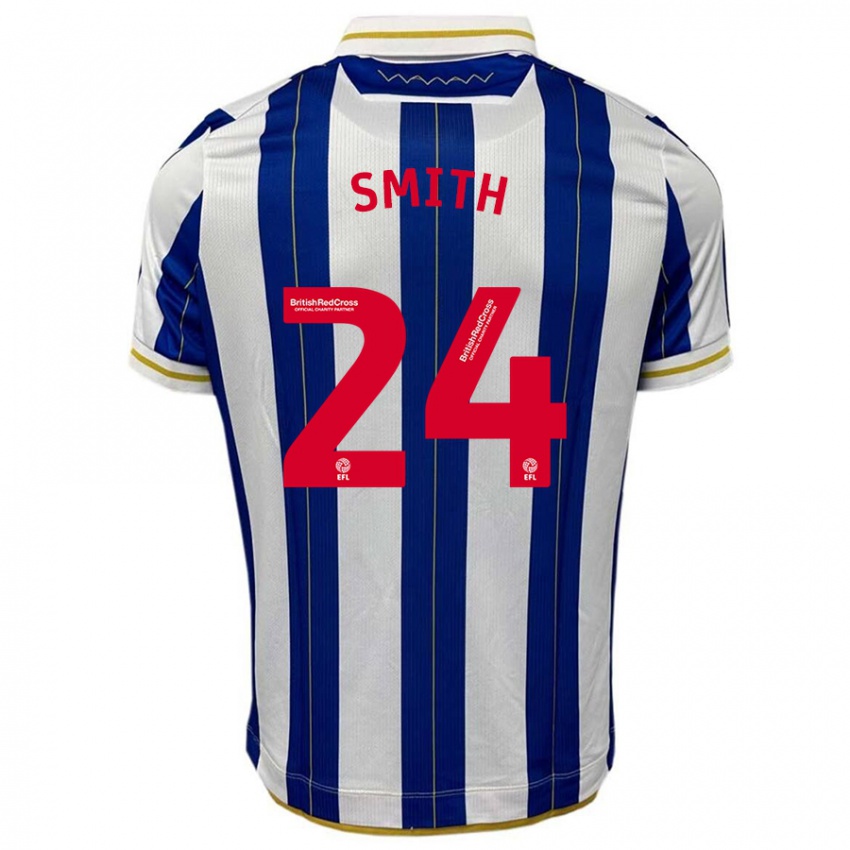 Criança Camisola Michael Smith #24 Branco Azulado Principal 2023/24 Camisa Brasil