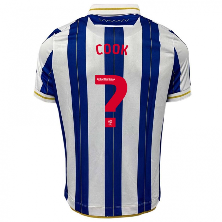 Criança Camisola Luke Cook #0 Branco Azulado Principal 2023/24 Camisa Brasil