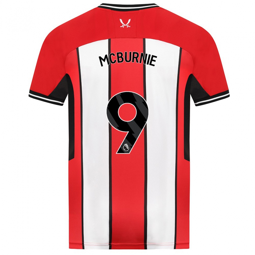 Criança Camisola Oli Mcburnie #9 Vermelho Principal 2023/24 Camisa Brasil