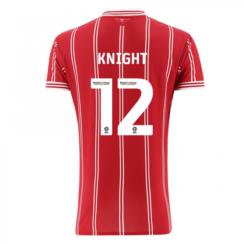 Criança Camisola Jason Knight #12 Vermelho Principal 2023/24 Camisa Brasil