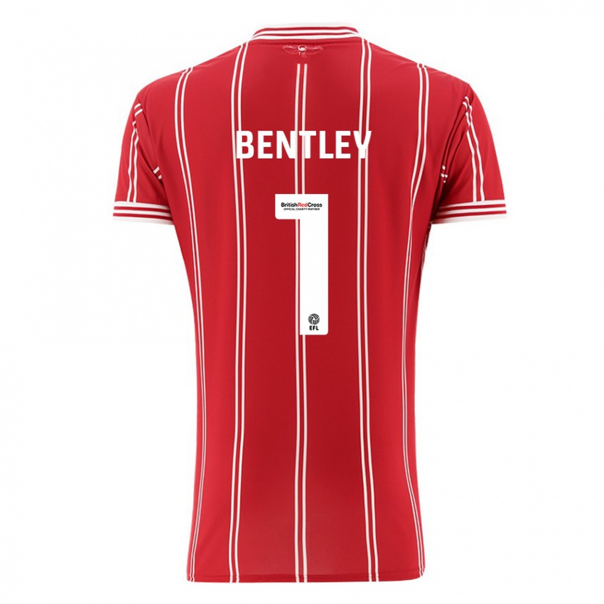 Criança Camisola Fran Bentley #1 Vermelho Principal 2023/24 Camisa Brasil