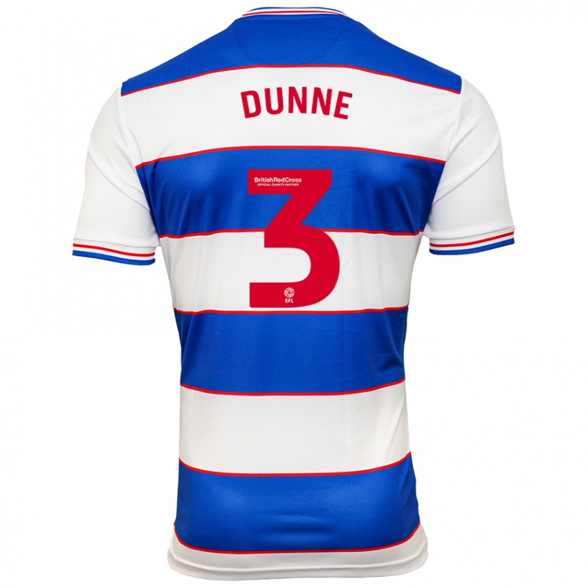 Criança Camisola Jimmy Dunne #3 Branco Azul Principal 2023/24 Camisa Brasil