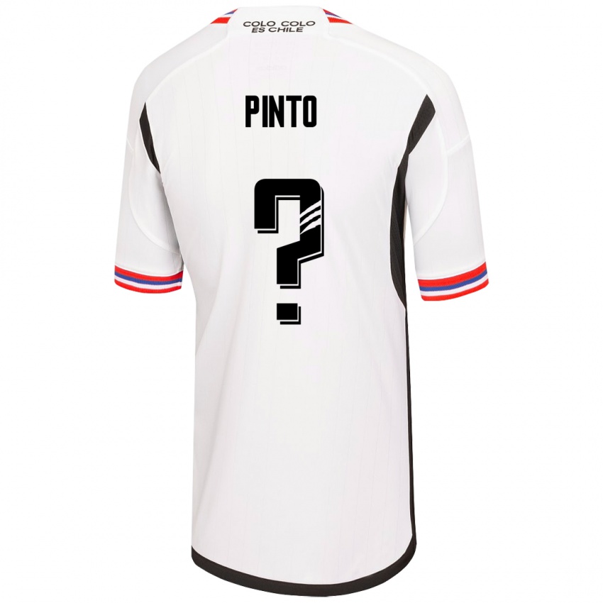 Criança Camisola Matías Pinto #0 Branco Principal 2023/24 Camisa Brasil