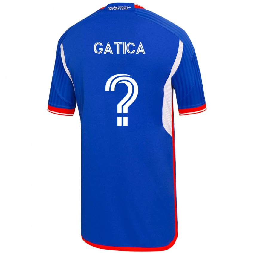 Criança Camisola José Gatica #0 Azul Principal 2023/24 Camisa Brasil