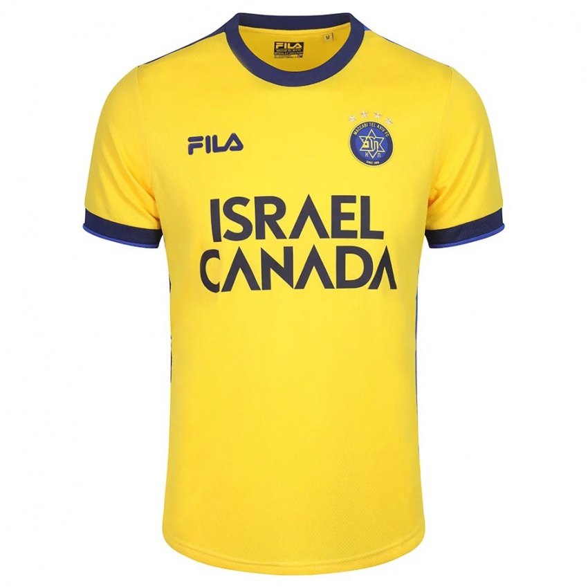 Criança Camisola Idan Weinberg #0 Amarelo Principal 2023/24 Camisa Brasil