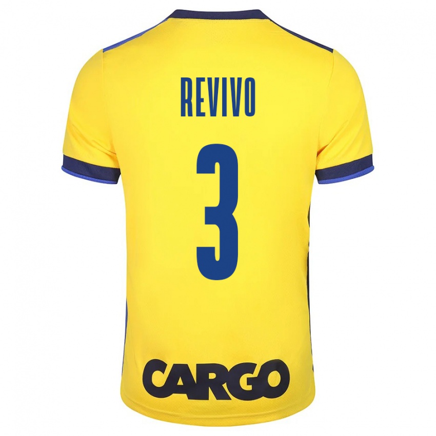 Criança Camisola Roy Revivo #3 Amarelo Principal 2023/24 Camisa Brasil