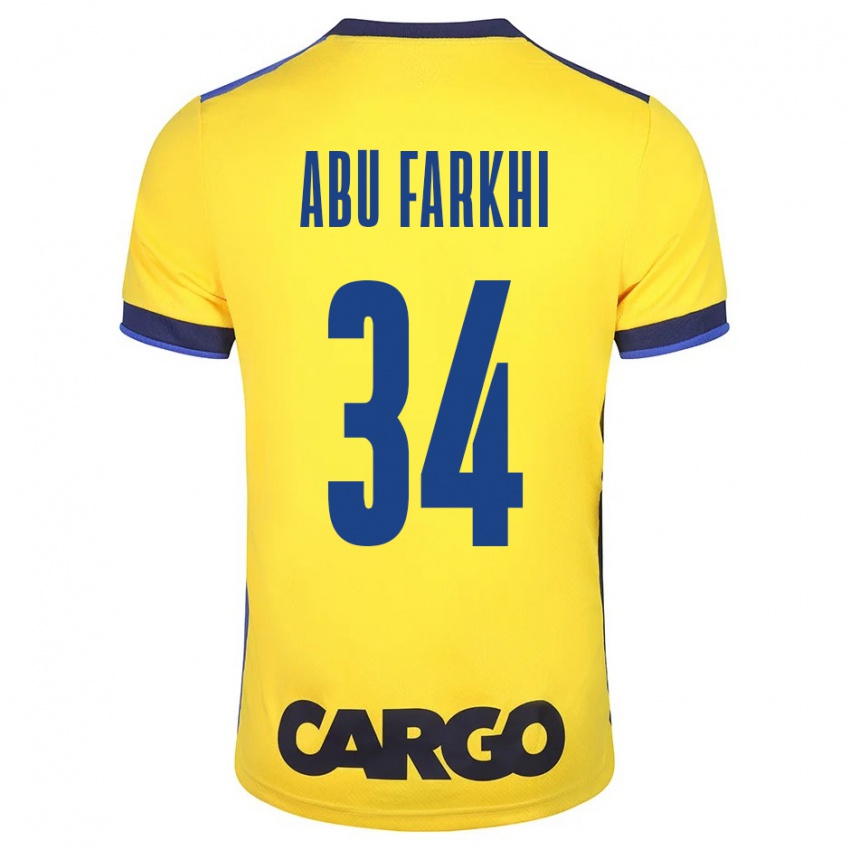 Criança Camisola Sayed Abu Farkhi #34 Amarelo Principal 2023/24 Camisa Brasil