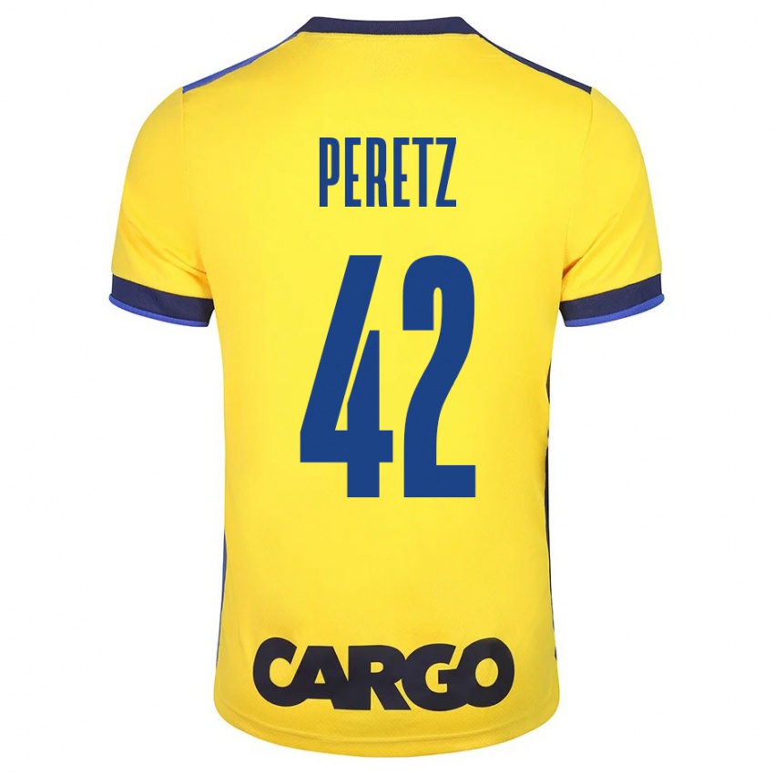 Criança Camisola Dor Peretz #42 Amarelo Principal 2023/24 Camisa Brasil